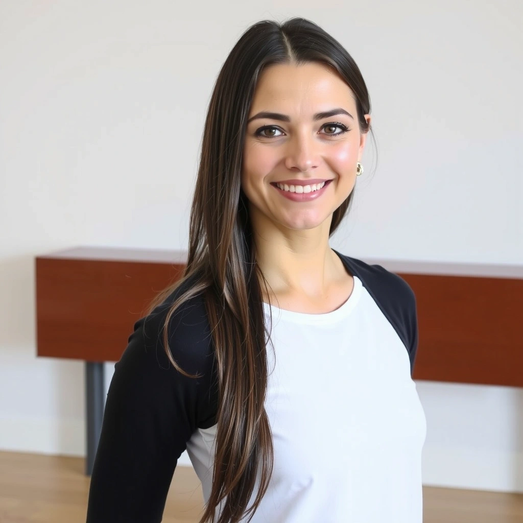 Portrait of yoga instructor Anya Sharma